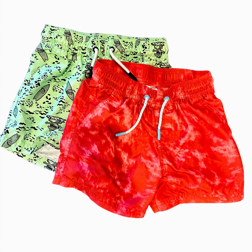Set of two boys swim trunks
